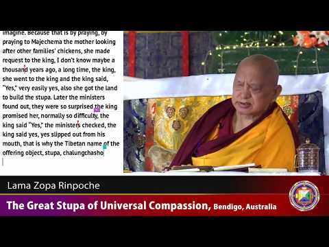 20180505 1930 LZR GSUC Bendigo - Benefits of holy objects. Oral transmission of Vajra Cutter Sutra