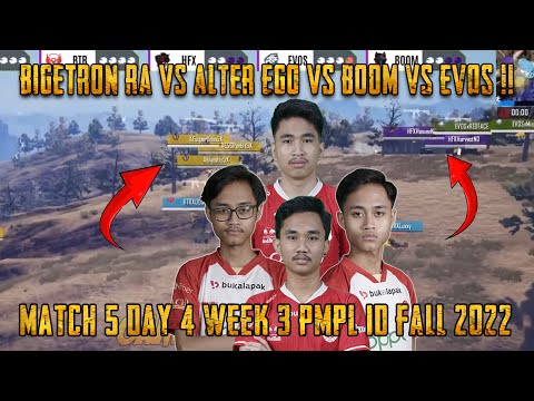 Last Circle Seruh Parah Bigetron Ra VS Alter Ego VS Evos VS Boom | 2022 PMPL ID FALL
