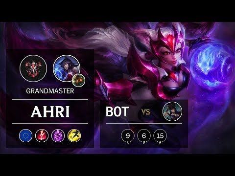 Ahri Bot vs Caitlyn - EUW Grandmaster Patch 9.24