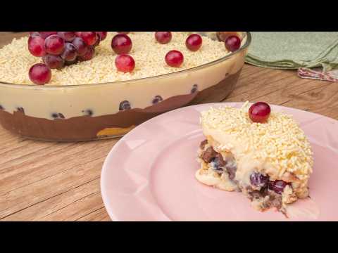 EASY AND DELICIOUS CHOCOLATE PAVÊ WITH GRAPES | Cook'n Enjoy 1486