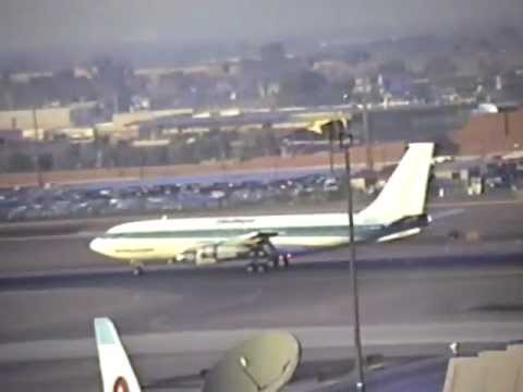 Honeywell Boeing 720-051B Departing & Arriving PHX