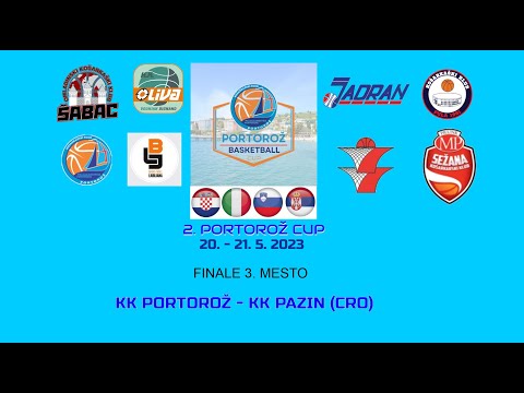 2. PORTOROŽ CUP 2023 - TEKMA ZA 3. MESTO: KK PORTOROŽ - KK PAZIN ,  21. 5. 2023