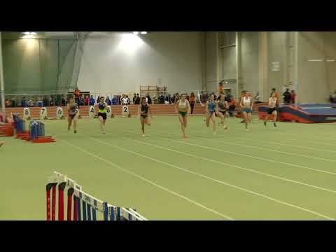 Kocsis Luca győzelme a 60 m-es síkfutás U20 női „A” döntőjében — 7.32