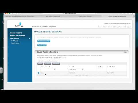 Map Login Nwea