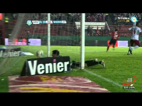 GOL DE VELAZQUEZ - ARGENTINOS 0 INDEPENDIENTE 1 - FECHA 11 (19 10 2012)