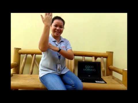 Sign language course in English【Polite Words】