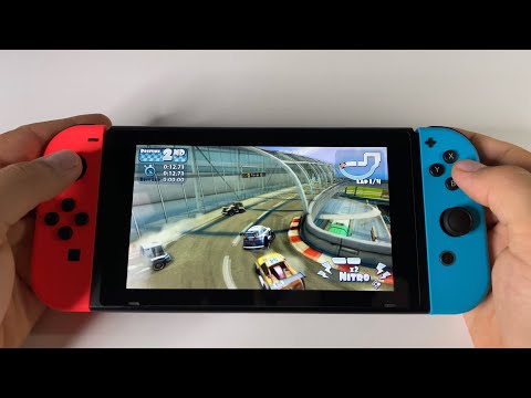 Mini Motor Racing X | Nintendo Switch handheld gameplay
