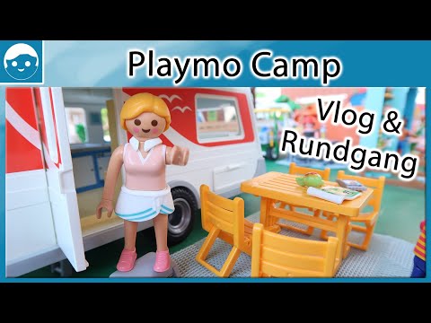 Playmo Camp | Vlog & Rundgang | Kinderfilm | Playmobil | Campingplatz