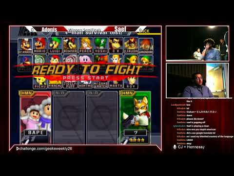 Geeksboro Melee Weekly 26 - Adonis vs Saef
