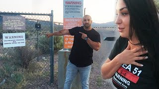 Grosse frayeur a la zone 51 vlog area 51