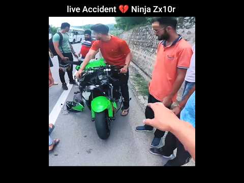 Live Accident Of Ninja Zx10r 💔| Total Loss Super Bike | Superbike