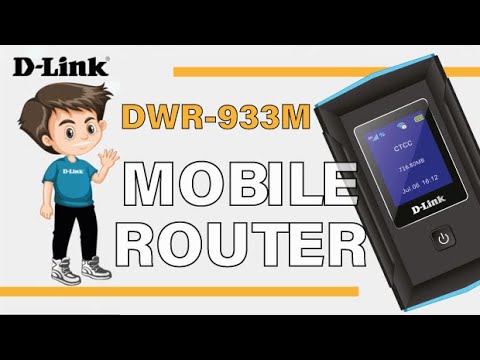 Modemas D-Link DWR-933 belaidis maršrutizatorius Dviguba juosta (2,4 GHz / 5 GHz) 3G 4G Juoda video