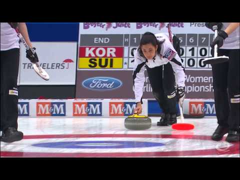 CURLING: SUI-KOR World Women's Chp 2014 PO Semi - HIGHLIGHTS