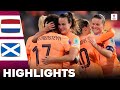 Netherlands vs Scotland | Highlights | UEFA Women's Nations League 27-10-2023