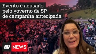 Bia Kicis: ‘Motociata mostra que o povo quer estar junto de Bolsonaro e apoiá-lo’