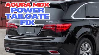 Acura MDX Tailgate Won't Open? 2014 - 2020