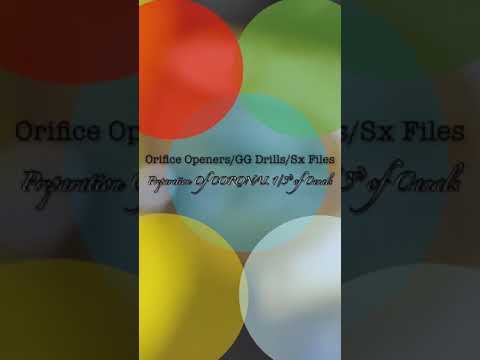 Orifice Openers🟡GG Drills🔵Sx Files⚪️ Preparation of Coronal 3rd of Root Canals🟢 #shorts