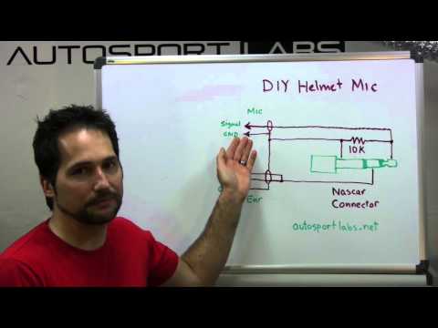 DIY Racing Helmet Microphone