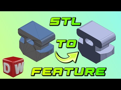 SolidWorks Magic: Convert multi-face STL to Features with Ease