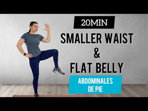 FLAT STOMACH FAST / Belly Fat Burn/ 20 min Standing Workout / No Jumping / No Squats / No Lunges
