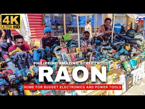 [4K] ICONIC RAON the Electronics Capital of the Philippines | Manila Streets Tour (2025)