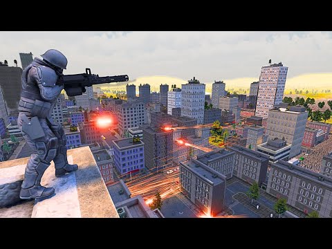 Can MULTI BARREL MACHINE GUN SOLDIER Stop 1 Million Zombies City Attack ? | Battle Simulator 2