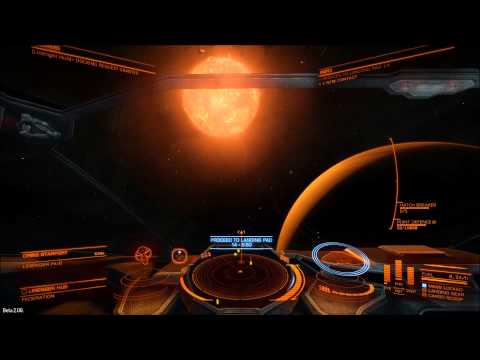 Landing like a boss in Elite: Dangerous Beta 1.06