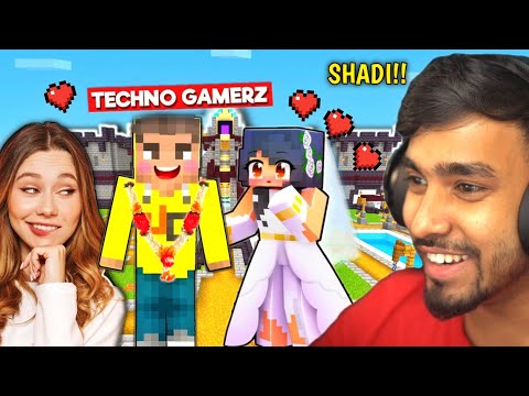 @TechnoGamerzOfficial  GETTING MARRIED WITH HIS GIRLFRIEND IN MINECRAFT | Techno Gamerz | Minecraft