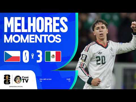 Melhores momentos de República Tcheca x México