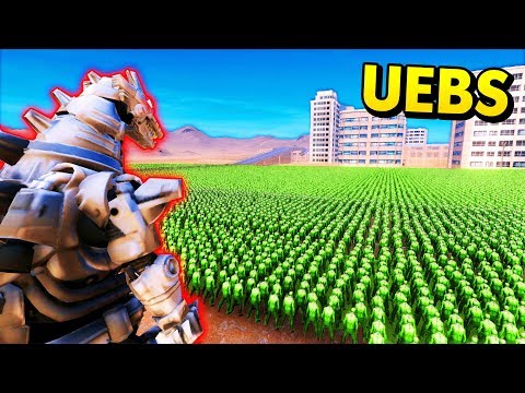 ROBOT GODZILLA vs MASSIVE ARMIES (UEBS / Ultimate Epic Battle Simulator Mods Gameplay)