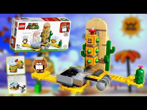 LEGO Super Mario Desert Pokey Expansion Set 71363 Toy Review | Super Mario Toys