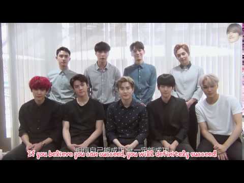 [ENG 1080p] 160606 EX0 Exam Cheering Message [mr.virtue]