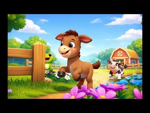 Aventuras na Fazendinha 🌈 | O Sapinho, a Vaquinha e o Burrinho (Música Infantil) #músicainfantil 