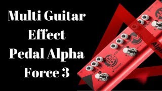 Video thumbnail for Donner Alpha Force High Gain Delay Chorus Pedal First Look Review by Greg Kocis