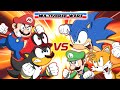 Sonic the Hedgehog VS Super Mario - ALL EPISODES - MULTIVERSE WARS! 🔵💥🌟