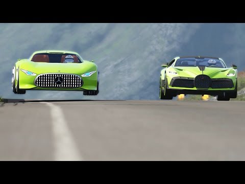 Bugatti Divo vs Mercedes-Benz AMG Vision GT at Highlands