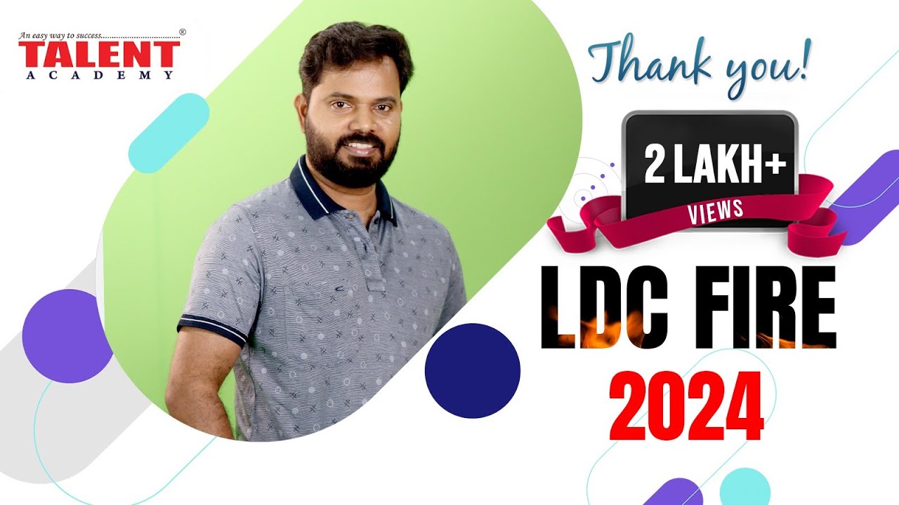 LDC Fire 2024 | LDC Preparation Strategy & Motivation by Gireesh Sir | Talent Academy | KERALA PSC