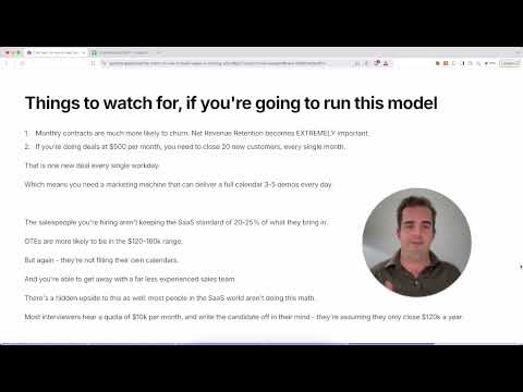 How do SaaS companies actually make money from SMB sales?
