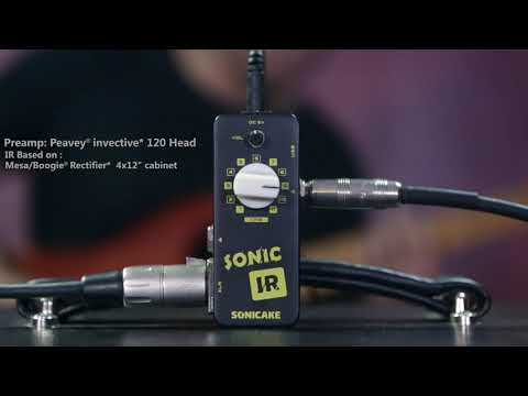 SONICAKE Sonic IR Speaker Cabinet Simulator Impulse Response Loader Guitar Bass Effects Pedal