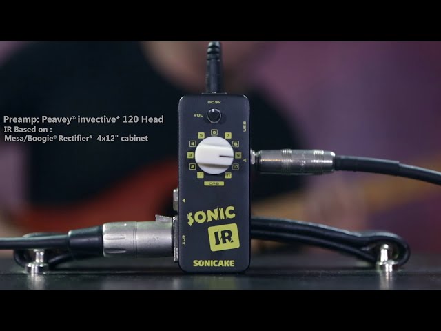 Vídeo relacionado con SONICAKE Pedal de efectos de bajo de guitarra Sonic IR Speaker Cabinet Simulator Impulse Response Loader