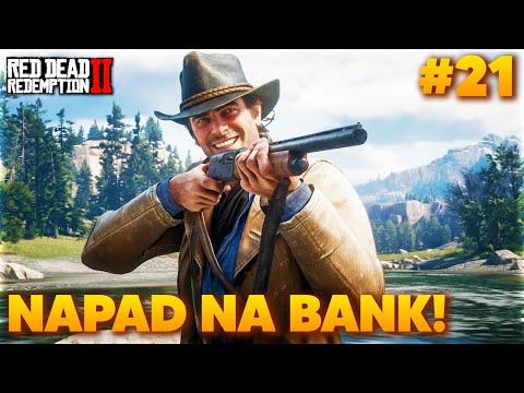 Red Dead Redemption 2 #21 – NAPAD NA BANK! 🔥 Gameplay PL