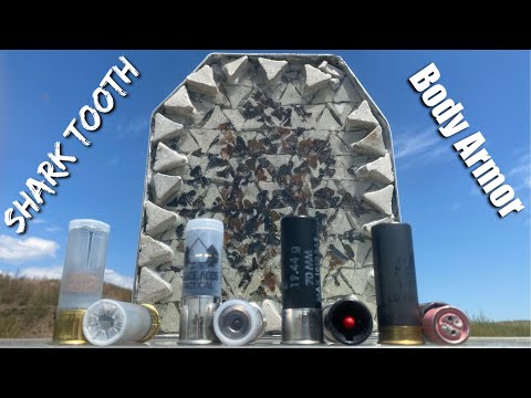 Shark Tooth Body Armor vs 12 gauge Slugs 🐌