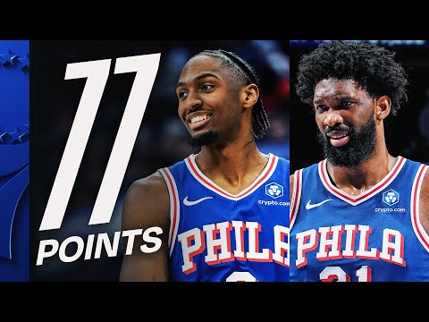 Tyrese Maxey & Joel Embiid GO OFF for 77 Points vs the Kings | January 29, 2026