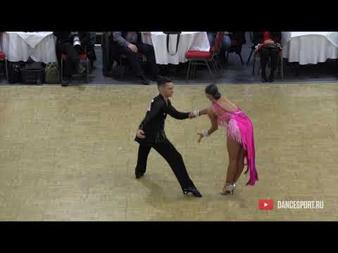Lev Malgin Polina Slinkova RUS | Rumba | WDSF Youth Latin | Antwerp Diamond Cup 2020