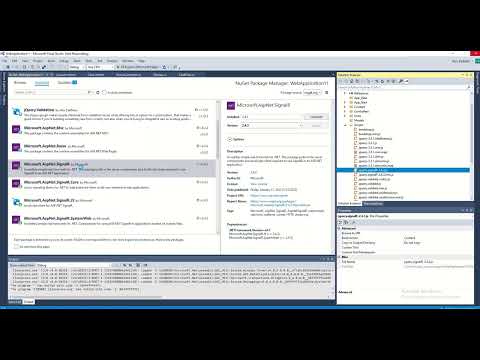 SignalR with ASP.NET MVC5 Example