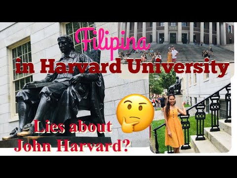 HARVARD UNIVERSITY TOUR//STATUE OF 3 LIES//HISTORY OF HARVARD UNIVERSITY (Filipina Wife in Florida)