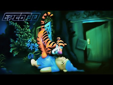 [extreme low light] Pooh's Hunny Hunt - (WDW - Magic Kingdom) - Full Ride w/ queue [HD]