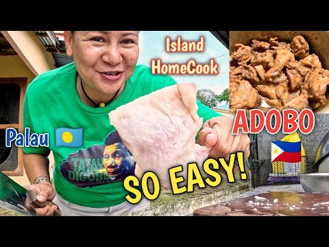 HOW TO COOK QUICK AND EASY DELICIOUS ADOBO IN ISLAND OF PALAU #palau #philippines #islandlife