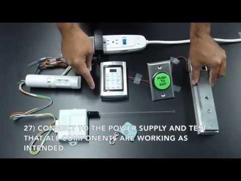 Magnetic Lock Kit Wiring Instructions