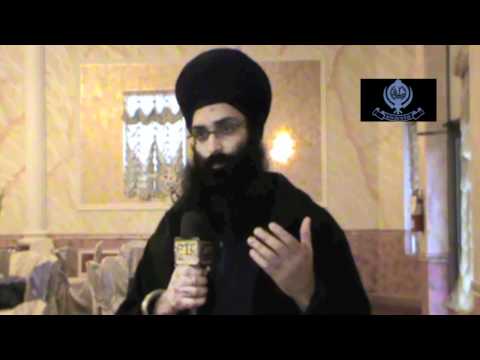 Balpreet Singh speaking at the Immigration Meeting held in Toronto